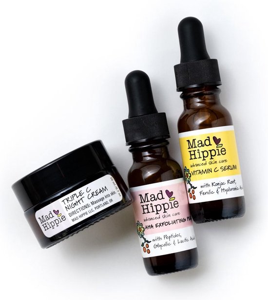 Mad hippie Skin brightening routine Mini kit Vitamin C Serum