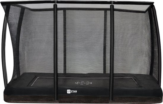 Etan Premium Inground Trampoline Combi Deluxe - 380 x 275 cm / 1259ft -  Zwart -... | bol.com