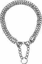 Trixie - Halsband - Half-Slip Kettinghalsband 2 Rijen - Maat M: 40 cm/2,0 mm - 2 rijen