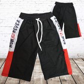 Jog short Never zwart -s&C-158-Korte broeken