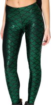 Mermaid Leggings - Shape Sportlegging - Dames - Yogalegging High Waist - Maat 3XL - Groen