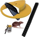 Muizenval Emmer Deksel - Rattenval - Diervriendelijke Muizenval - Rattenval - Zonder Muizengif - Herbruikbaar - Binnen en buiten
