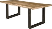 Eettafel | urbania | acacia hout | bruin | 180 x 90 x 78(h) cm
