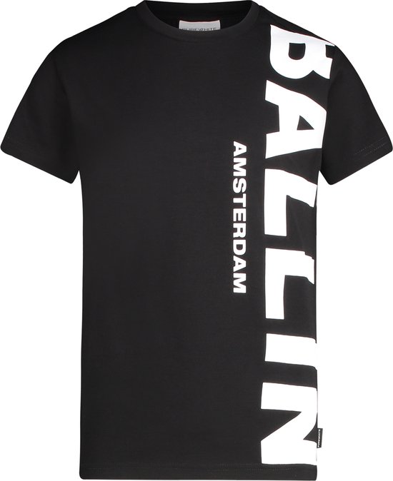 Ballin Amsterdam - Jongens T-shirt - Zwart - Maat 128 | bol.com