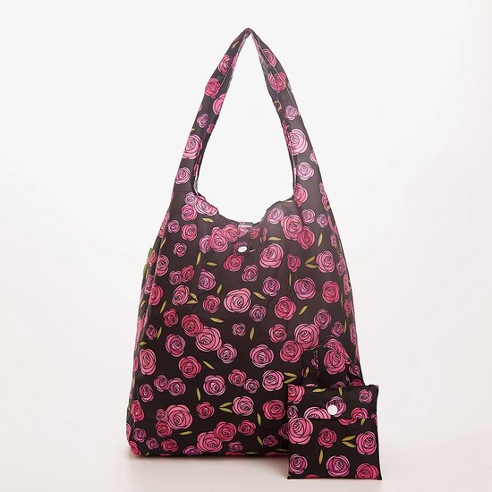 Eco Chic - Foldaway Shopper - A35BK - Black - Mackintosh Rose* *
