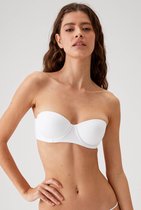 Viuma Vrouw Wit 610361 Micro Beha Push up Strapless Bh Dagelijks Comfort Hoogwaardig Kwaliteit