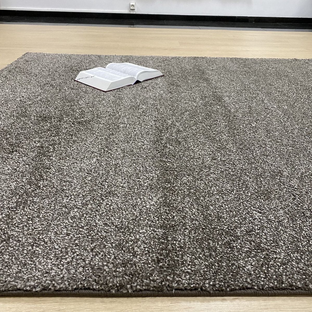 Grijs met Taupe schijn Tapijt Kwaliteitsvol Laagpolig Vloerkleed Koho Premium Laagpolig - 60x110cm- Modern - Woonkamer - Salon - Slaapkamer - Eetkamer