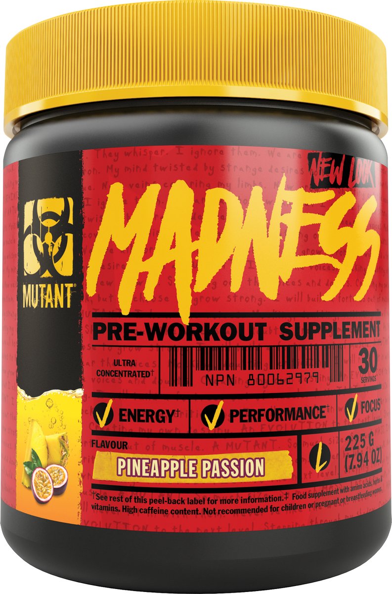 Goedkoopste Mutant Madness 30servings Pineapple Passion