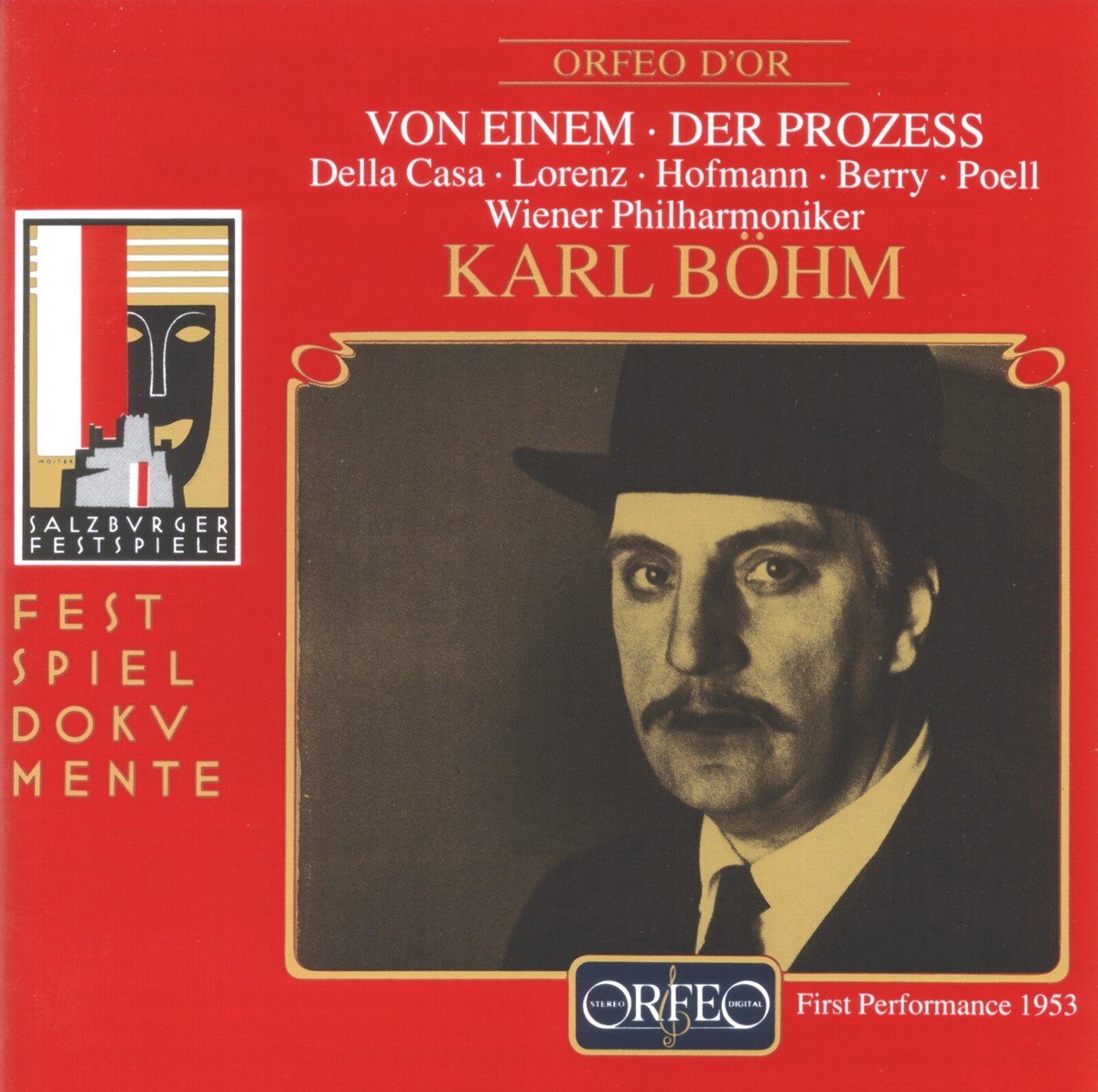 Lisa Della Casa, Max Lorenz, Ludwig Hofmann, Walter Berry, Alfred Poell, Wiener Philharmoniker, Karl Böhm - Von Einem/Der Prozess (2 CD) (Remastered)