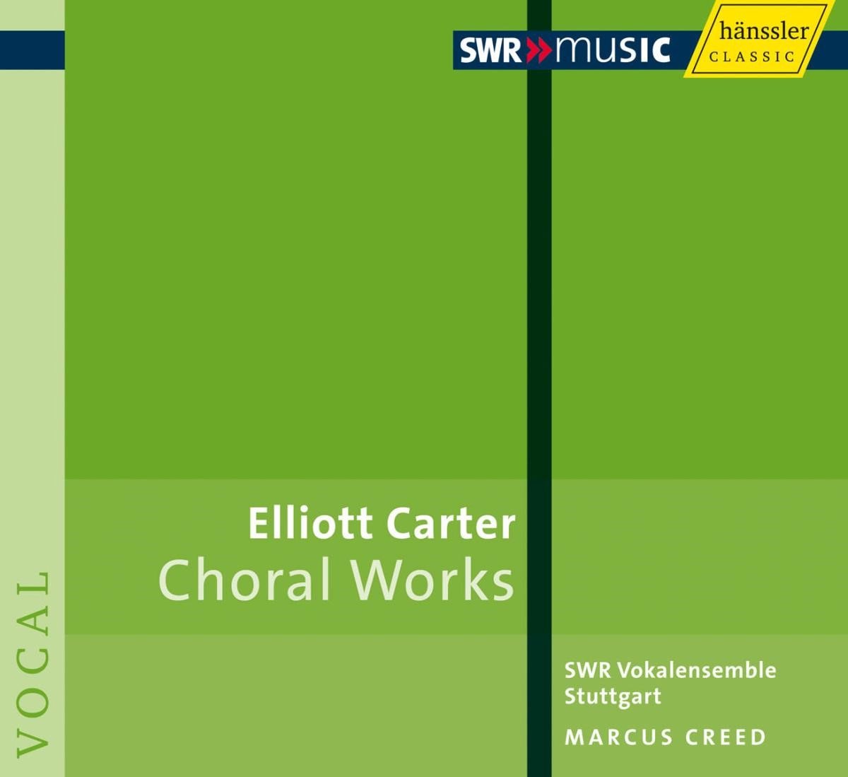 SWR Vokalenensemble Stuttgart - Carter: Choral Works (CD)