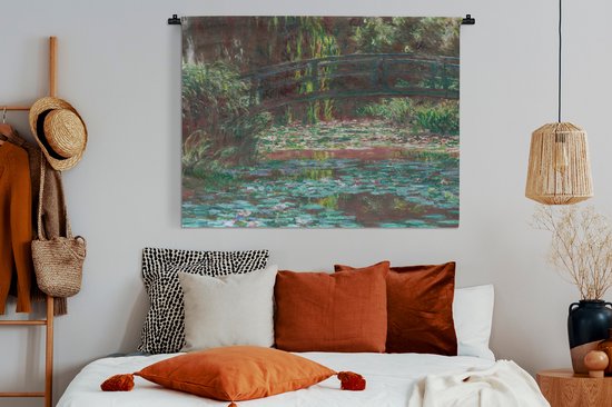 Tenture murale - Tissu mural - Water aux nymphéas - peinture de Claude Monet - 150x112,50 cm - Tapisserie murale