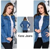 Jeans dames spijkerjasje Lang maat S 36