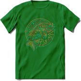 Vissen T-Shirt | Grappig Verjaardag Vis Hobby Cadeau Shirt | Dames - Heren - Unisex | Tshirt Hengelsport Kleding Kado - Donker Groen - M