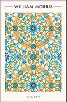 Walljar - William Morris - Vine - Muurdecoratie - Poster met lijst