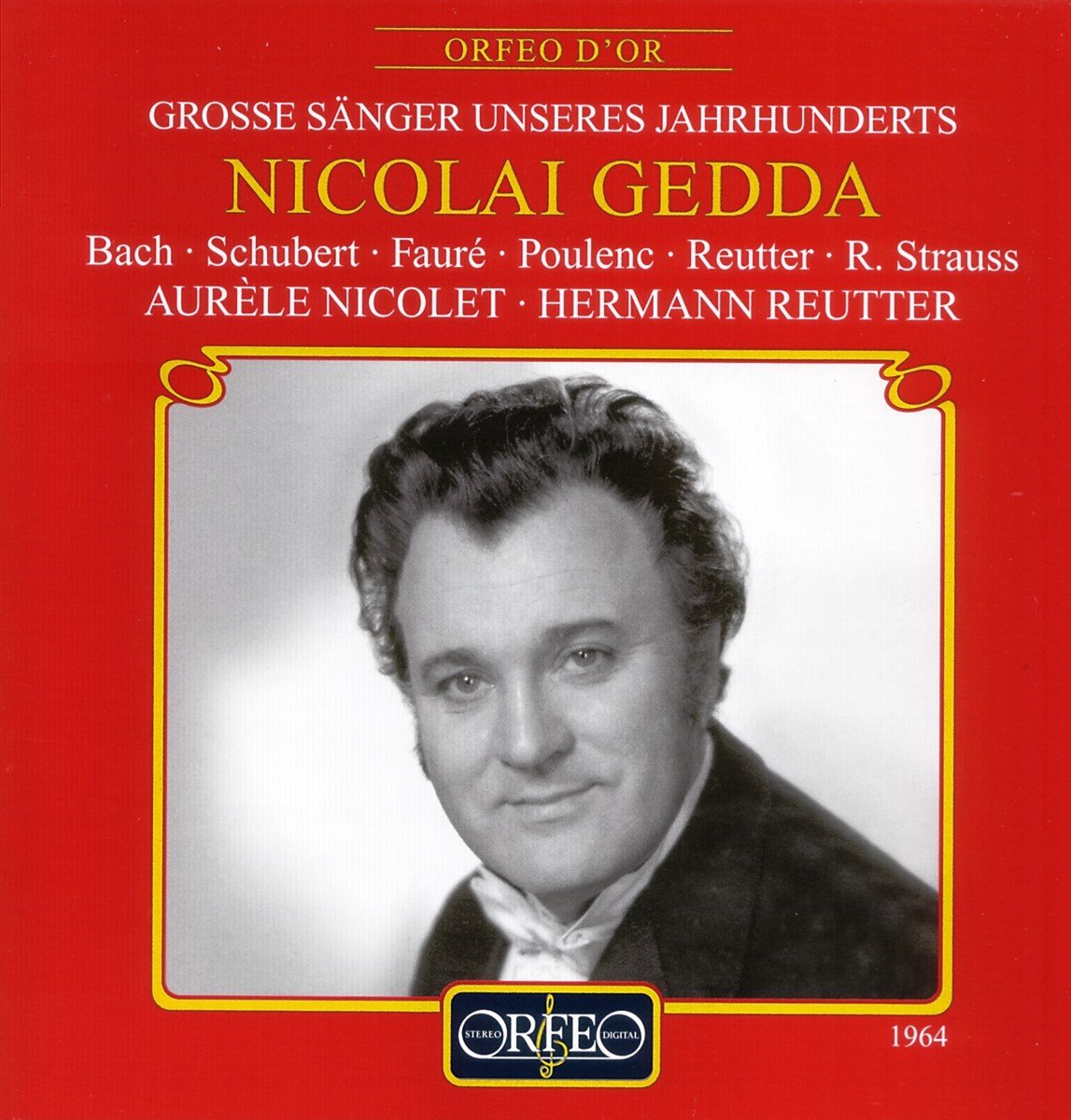 Nicolai Gedda, Aurèle Nicolet, Hermann Reutter - Gedda: Liederabend (CD) (Remastered)