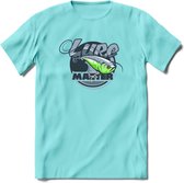 Vissen T-Shirt | Grappig Verjaardag Vis Hobby Cadeau Shirt | Dames - Heren - Unisex | Tshirt Hengelsport Kleding Kado - Licht Blauw - XXL