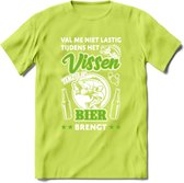 Val Me Niet Lastig Tijdens Het Vissen T-Shirt | Groen | Grappig Verjaardag Vis Hobby Cadeau Shirt | Dames - Heren - Unisex | Tshirt Hengelsport Kleding Kado - Groen - XL