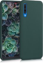 kwmobile telefoonhoesje voor Samsung Galaxy A50 - Hoesje voor smartphone - Back cover in mosgroen