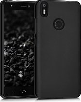 kwmobile telefoonhoesje voor bq Aquaris X / X Pro - Hoesje voor smartphone - Back cover in mat zwart
