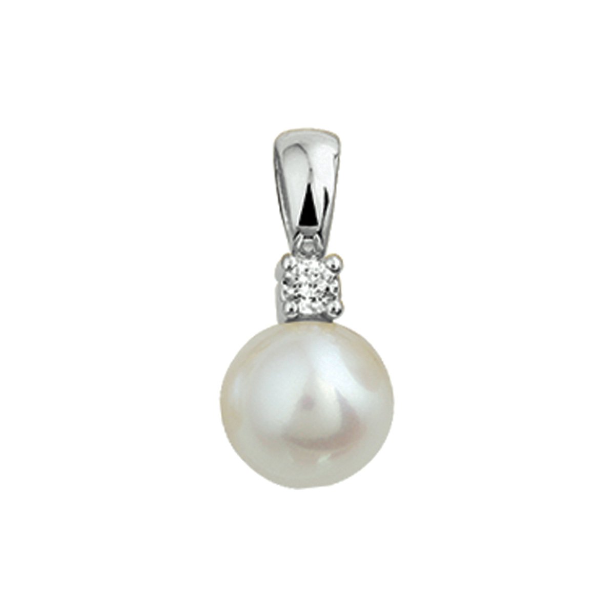 Hanger Parel En Diamant 0.05ct H Si