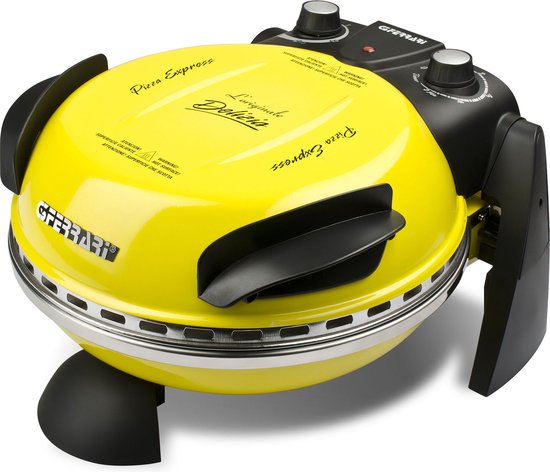 G3 Ferrari Delizia - Pizzaoven elektrisch - 400°C - Vuurvaste pizzasteen Ø31 cm - Pizza in 5 min - Geel — afbeelding 2