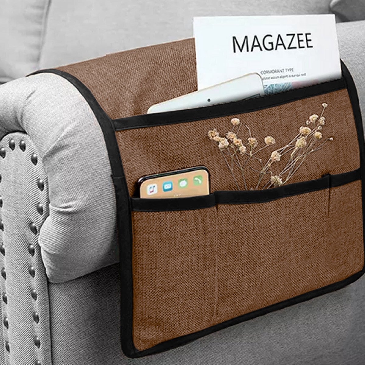 Bank Fauteuil Armsteun Afstandsbediening Opbergorganizer Houder, Antislip Fauteuil Caddy Zakhouder Organizer kopen vanaf een prijs van 6.19
