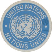 United Nations VN Patch met Klittenband - Blauw - Stofapplicatie