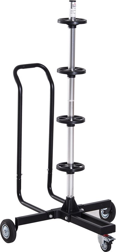 Felgenbaum für Autoreifen bis 225mm fahrbar - Reifenständer inkl. 8