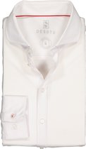 Desoto - Overhemd Strijkvrij Wit - Maat M - Slim-fit