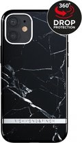 Apple iPhone 12 Hoesje - Richmond & Finch - Serie - Hard Kunststof Backcover - Black Marble - Hoesje Geschikt Voor Apple iPhone 12