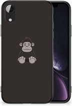 Trendy Telefoonhoesjes Geschikt voor iPhone XR GSM Hoesje met Zwarte rand Gorilla