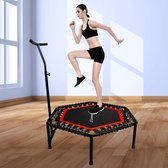 48 "- Fitness Trampoline - Flexibel - Step Board - Stand-Up - Intense Butt en Been Spier Training - In hoogte verstelbare - rood