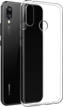 LuxeBass Hoesje geschikt voor Huawei P Smart Plus 2018 - Silicone Hoesje - Transparant