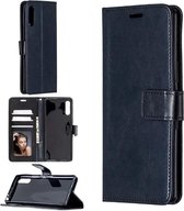 LuxeBass Hoesje geschikt voor Sony Xperia 5 II - Bookcase Zwart - portemonnee hoesje - telefoonhoes - gsm hoes - telefoonhoesjes