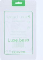 LuxeBass Boekhoesje geschikt voor iPhone 12 Mini - Zilver - telefoonhoes - gsm hoes - telefoonhoesjes