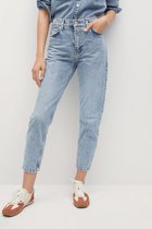 Mango Jeans Katoenen Mom Fit Jeans 17081097 Tm Dames Maat - W38