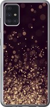 Geschikt voor Samsung Galaxy A52 5G hoesje - Abstract - Glitter - Licht - Design - Siliconen Telefoonhoesje