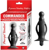 Commander - Beginners - Vibrating Buttplug - Black