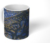Mok - Koffiemok - Appelboom - Piet Mondriaan - Mokken - 350 ML - Beker - Koffiemokken - Theemok