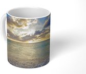 Mok - Een zonsondergang op het strand van Aruba - 350 ML - Beker