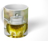 Mok - Kruiden in een glazen theepot - 350 ML - Beker