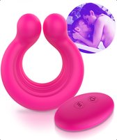 Cockring Vibrerend met Afstandsbediening - Sex Toys Couples - Koppel Vibrator - Roze
