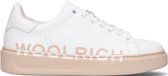Woolrich Court Logo Lage sneakers - Leren Sneaker - Dames - Wit - Maat 39+