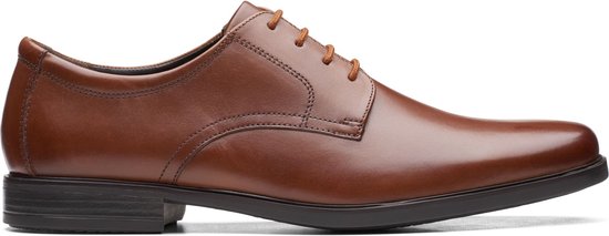 Clarks - Heren schoenen - Howard Walk - G - dark tan leather
