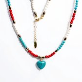 Moederdag cadeau-Handgemaakte ketting van edelstenen