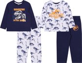 Marineblauwe en grijze pyjama voor jongens JURASSIC WORLD / 4-5 jaar 110 cm