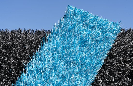 Kunstgras Blauw Turquoise 4 x 9 mètres - 25mm ✅ Production Hollandaise ✅ Perméable à l'eau | Jardin | Enfant | Animal