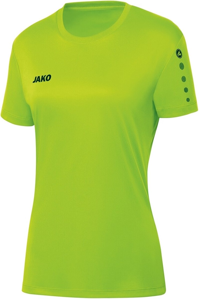 Jako Team Shirt Korte Mouw Dames - Fluo Groen | Maat: 40