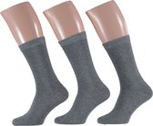 Katoenen heren sokken | Medium grijs | Maat 40/46 | Herensokken maat 43 46 | Sokken heren | Sokken heren 43 46 | Sokken | Apollo