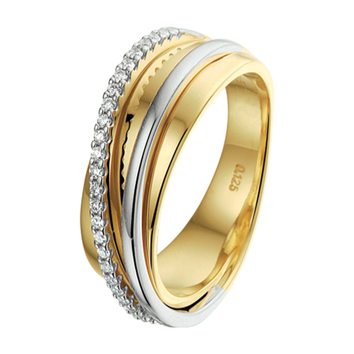 Ring Diamant 0.125ct H Si